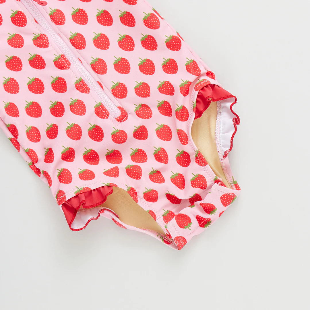 Girls Arden Suit - Strawberries