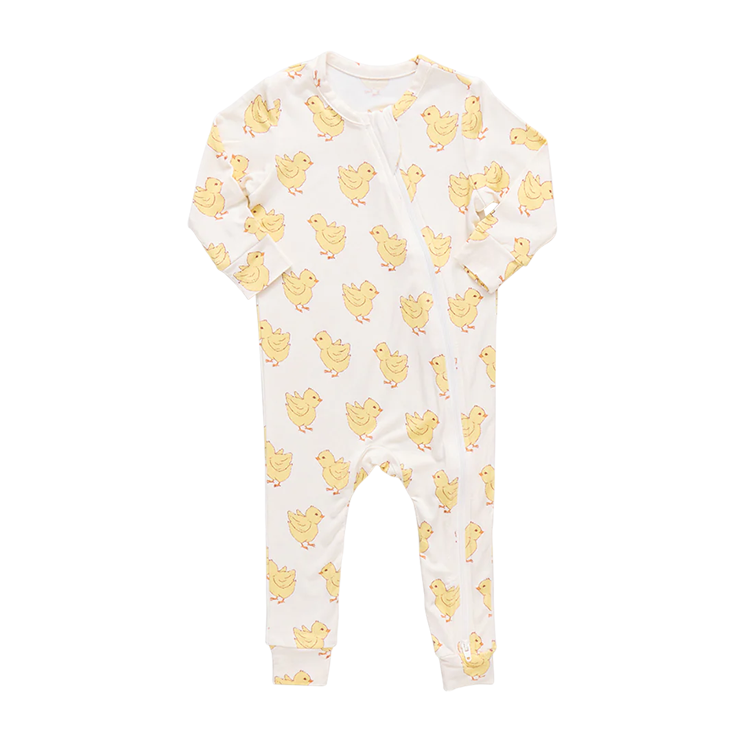 Baby Bamboo Romper - Chicks