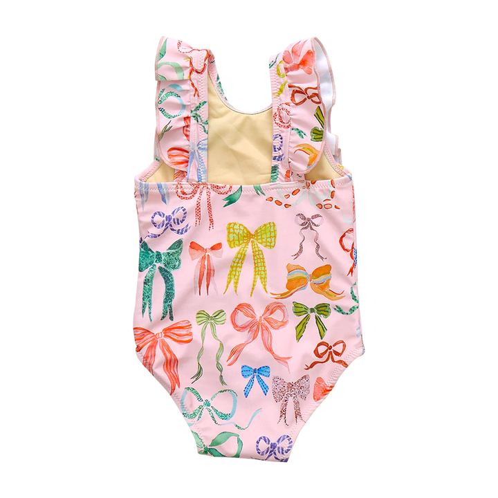 Baby Girls Katniss Suit - Watercolor Bows