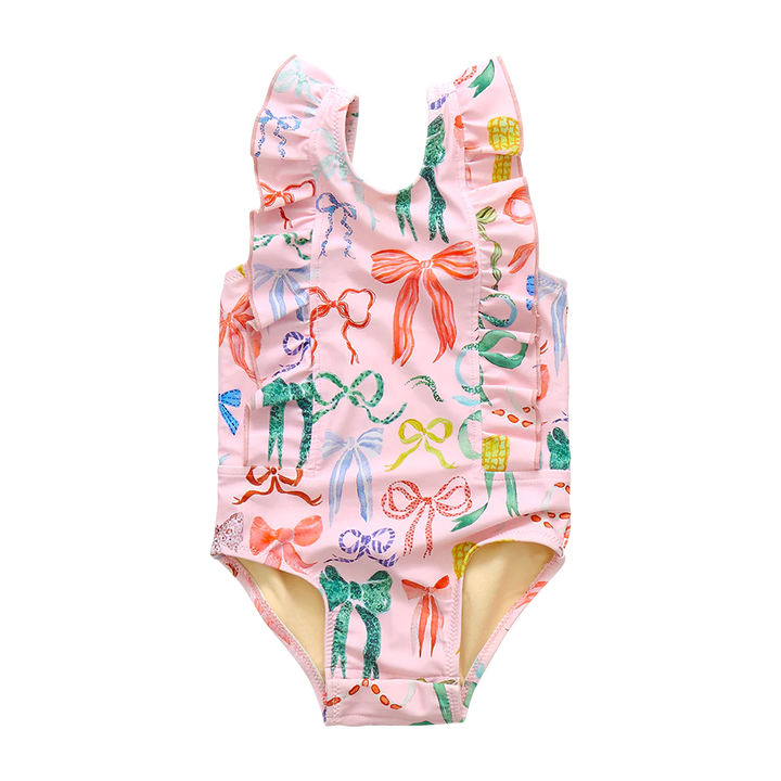 Baby Girls Katniss Suit - Watercolor Bows