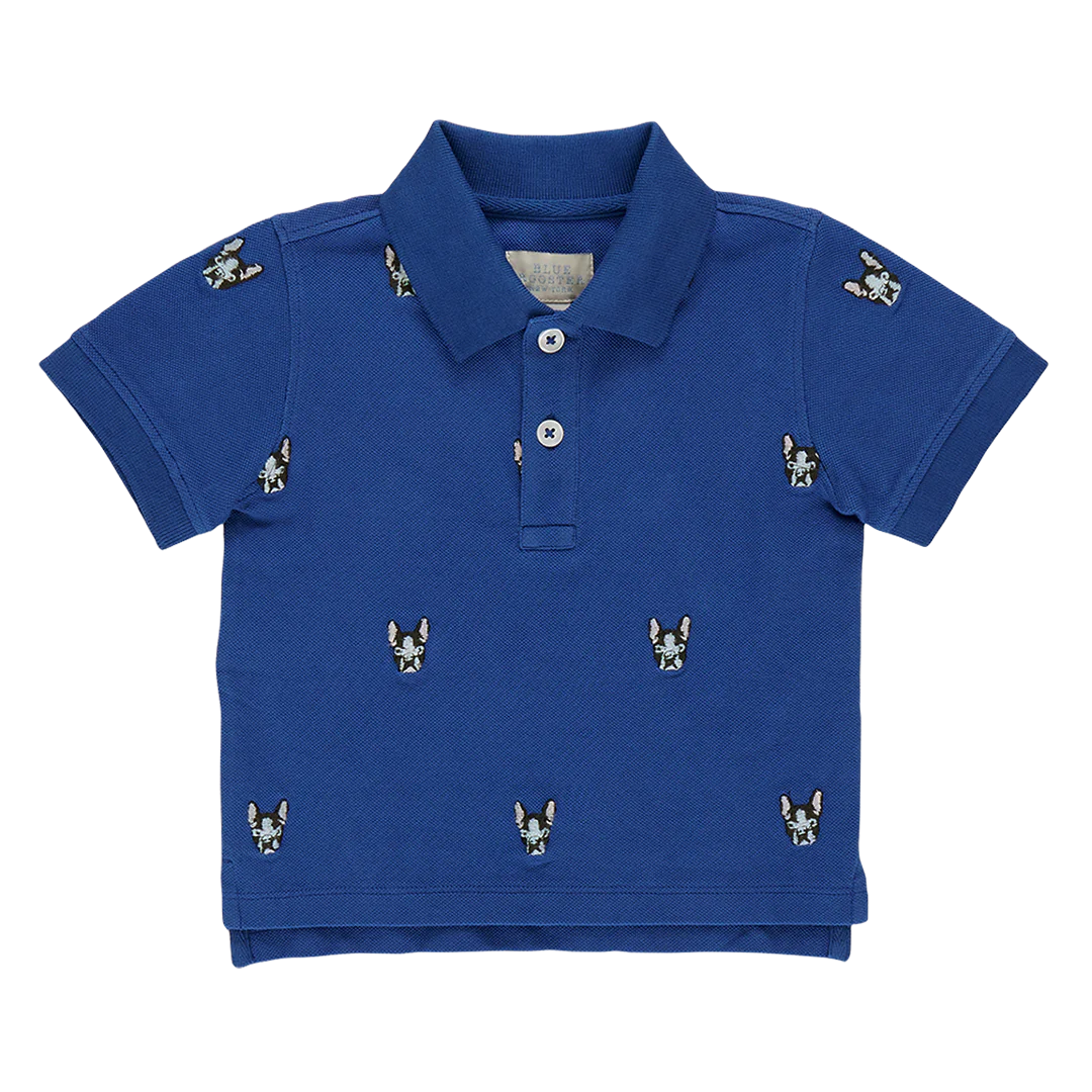 Baby Boys Alec Shirt - Bulldog Embroidery