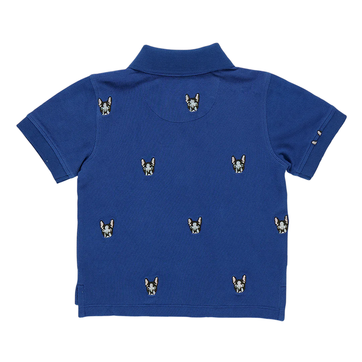 Baby Boys Alec Shirt - Bulldog Embroidery
