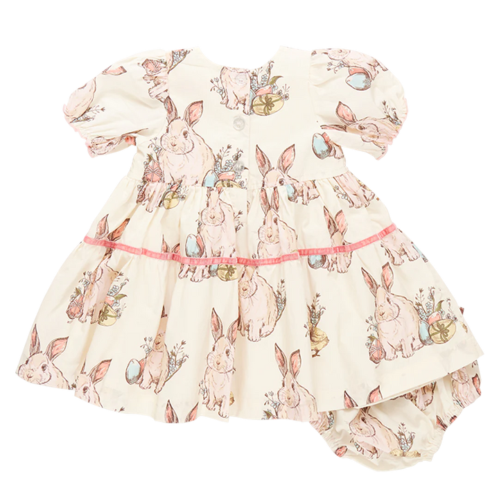 Baby Girls Maribelle Dress Set - Bunny Friends