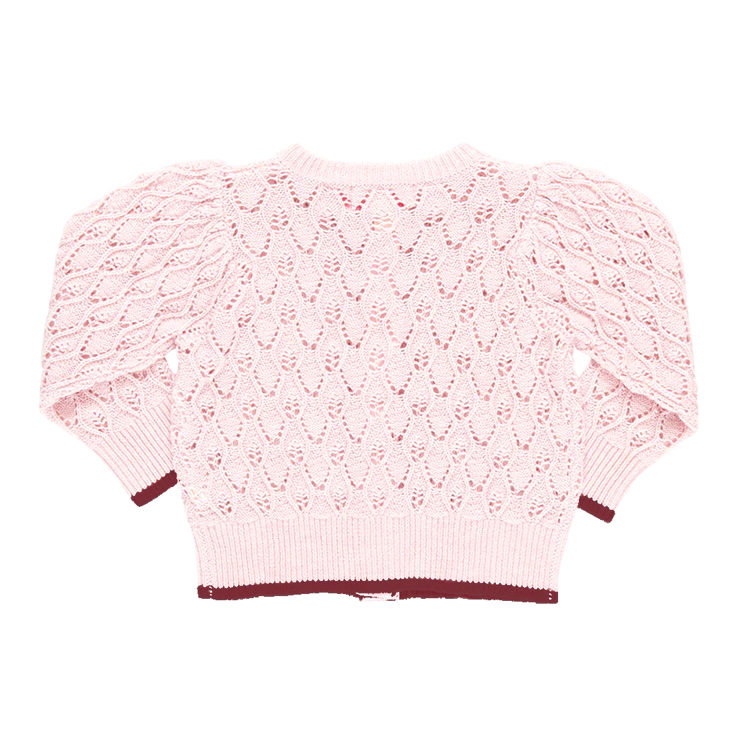 Baby Girls Constance Sweater - Light Pink