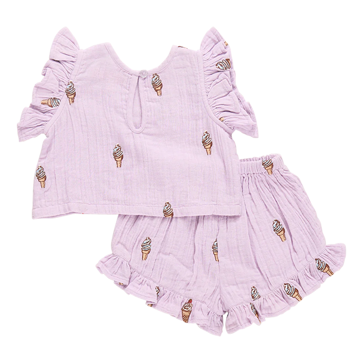 Baby Girls Roey 2-Piece Set - Lavender Soft Serve