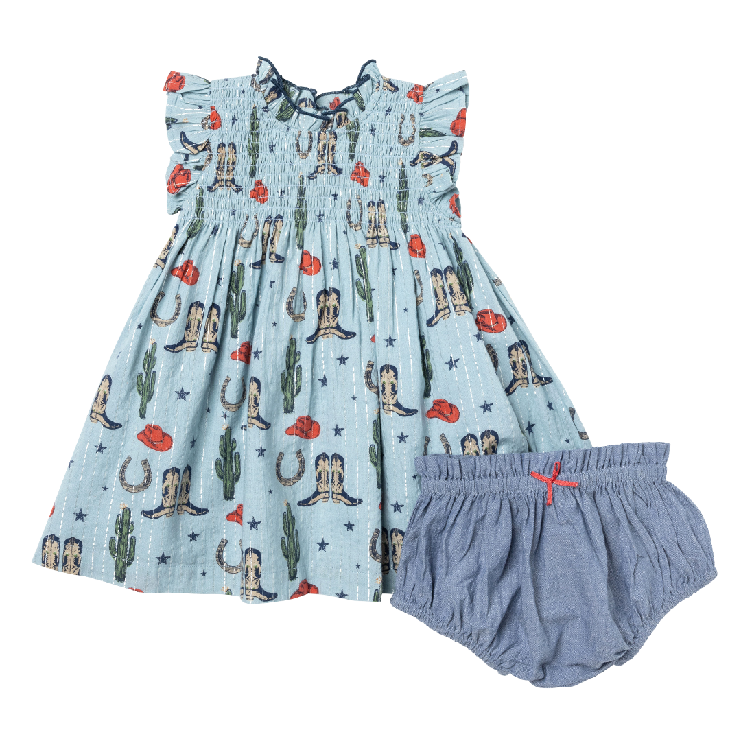 Baby Girls Stevie Dress Set - Tiny Rodeo