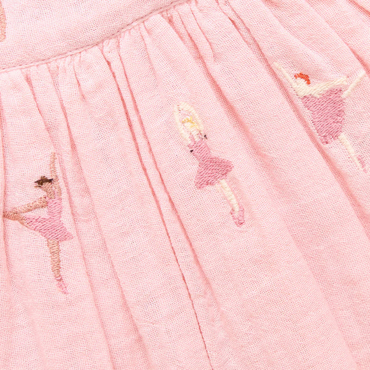 Girls Elsie Dress - Ballerina Embroidery