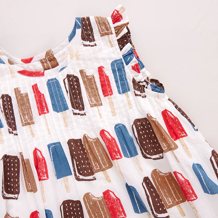 Girls Jaipur Dress - Popsicles
