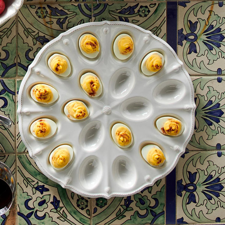 Berry &amp; Thread 13" Deviled Egg Platter - Whitewash