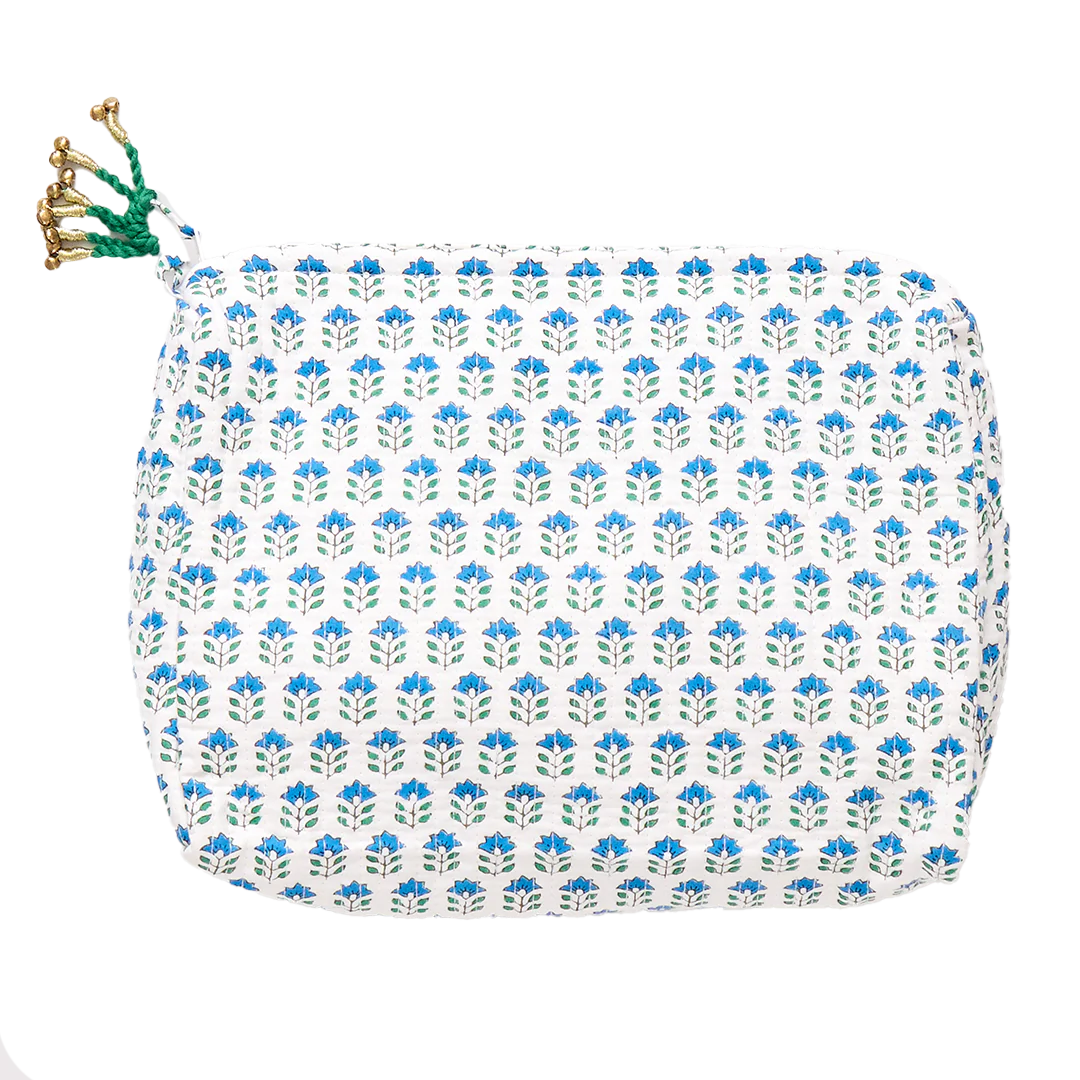 Quilted Pouch - Prairie Floral