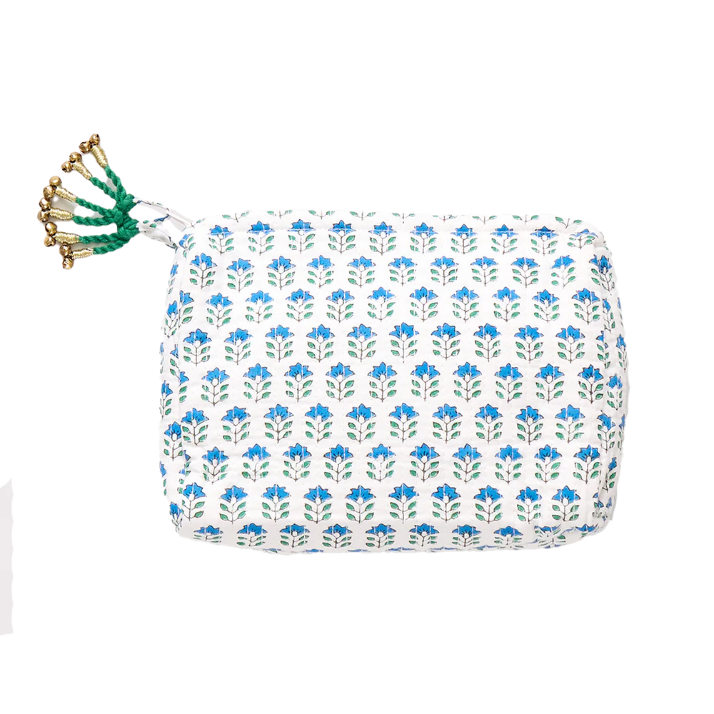 Quilted Pouch - Prairie Floral