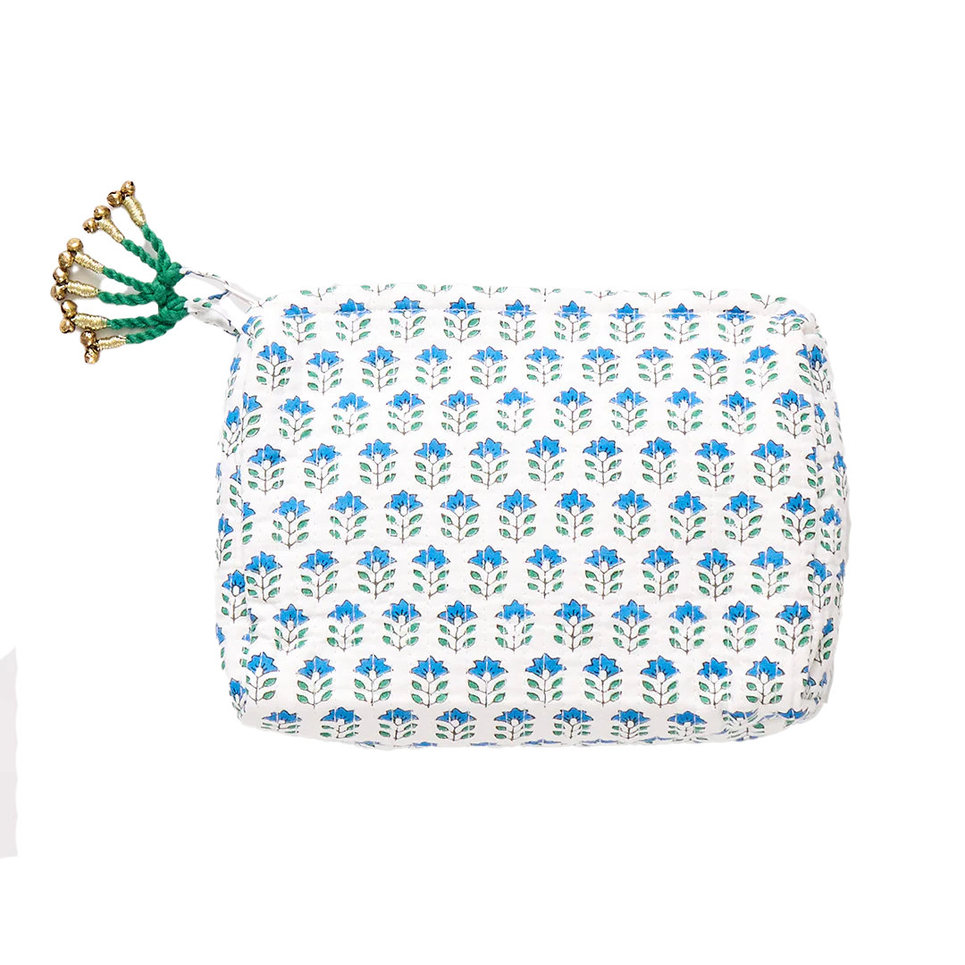 Quilted Pouch - Prairie Floral
