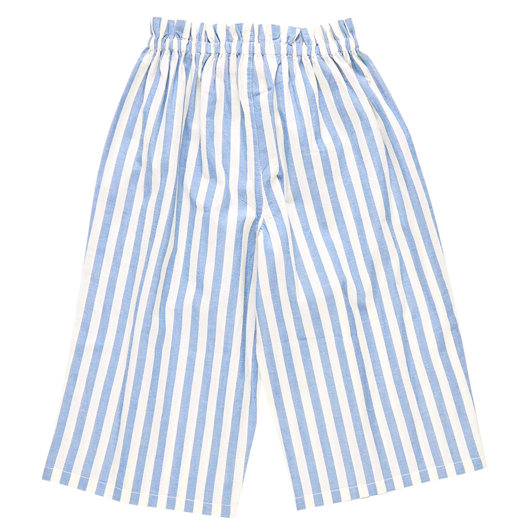 Girls Theodore Pant - Blue Stripe