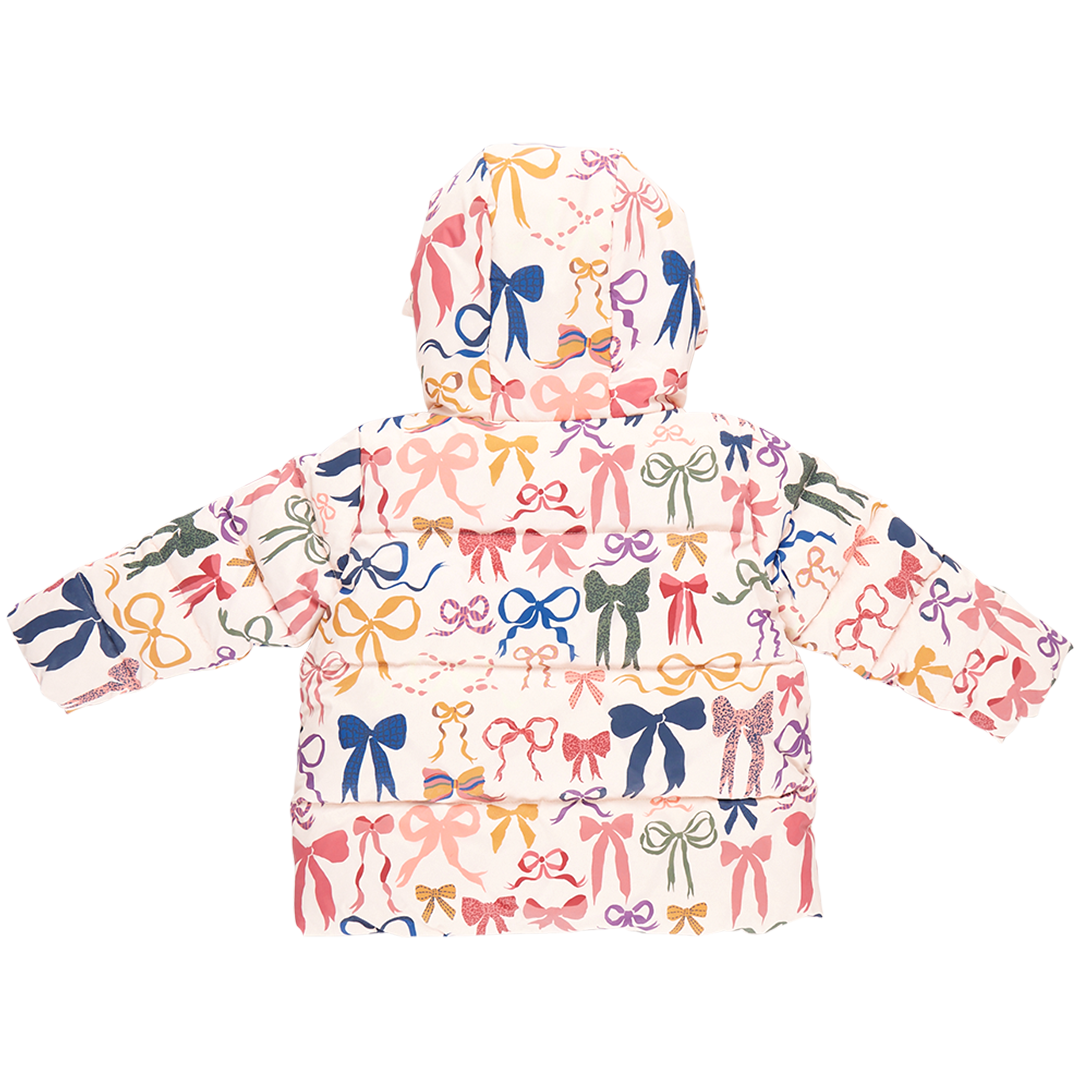 Kids Pete Puffer - Bows on Bows Pink