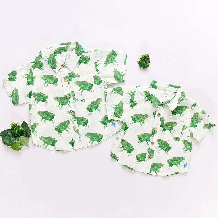 Boys Jack Shirt - Frogs