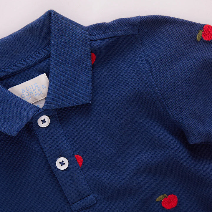 Boys Alec Shirt - Apples Embroidery