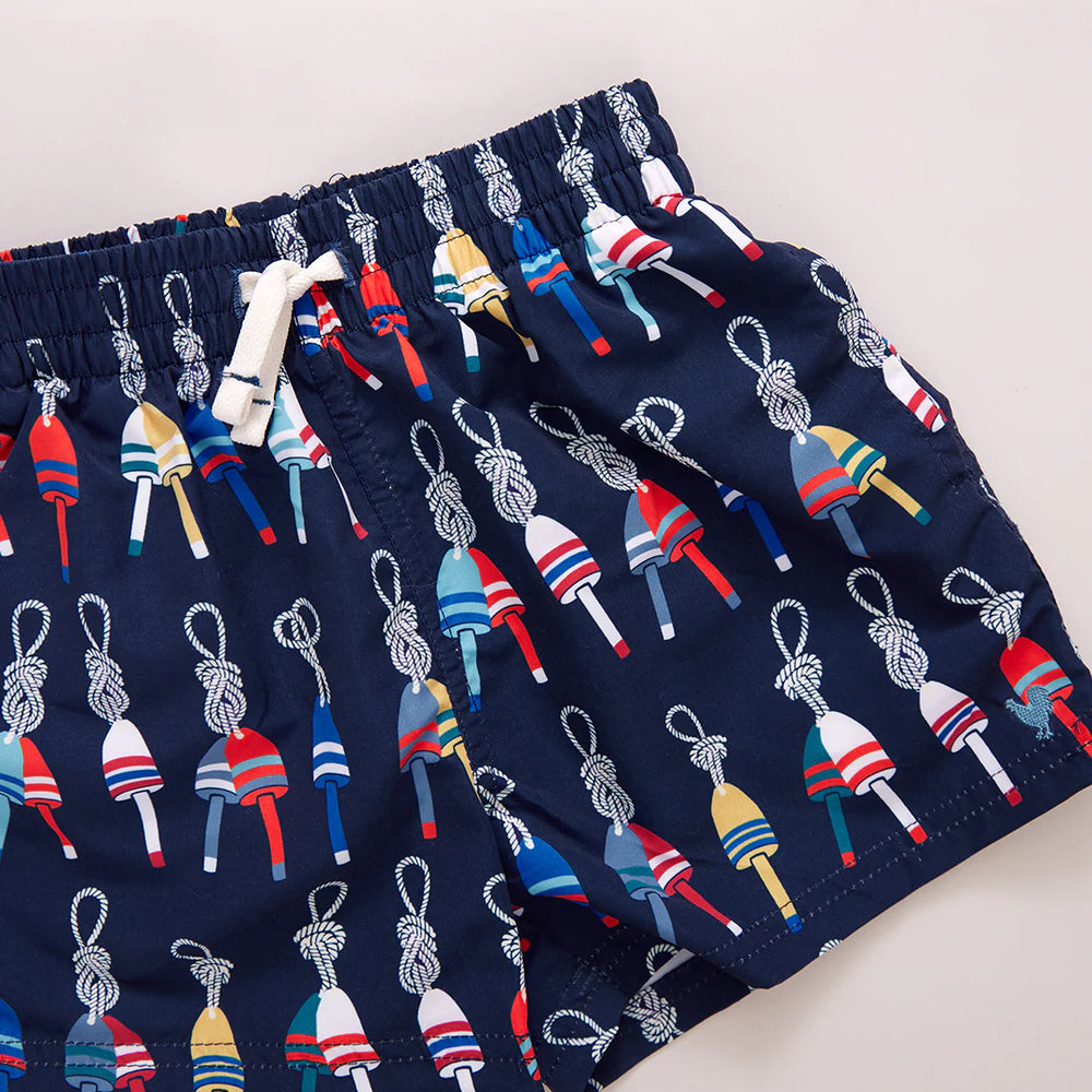 Boys Swim Trunk - Navy Buoys