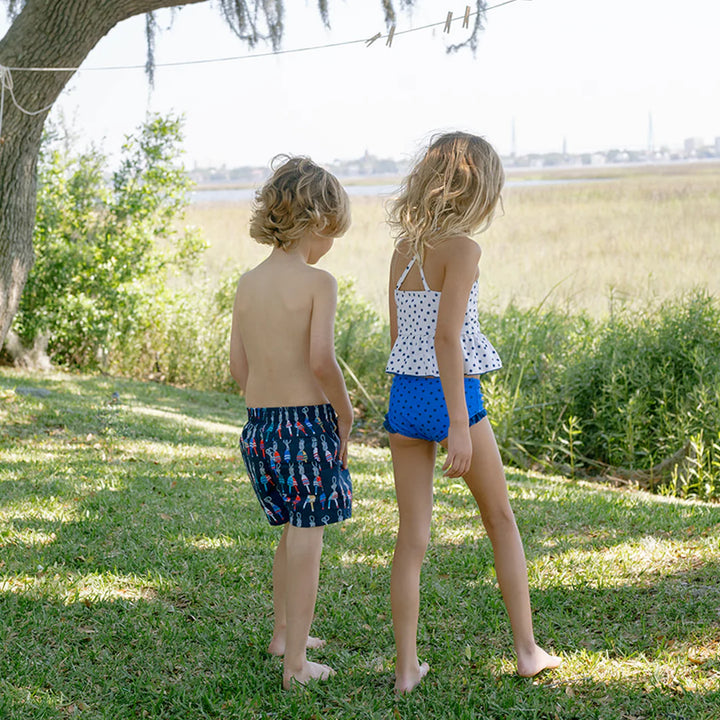Boys Swim Trunk - Navy Buoys