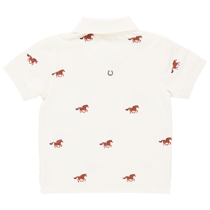Boys Alec Shirt - Lucky Horses Embroidery