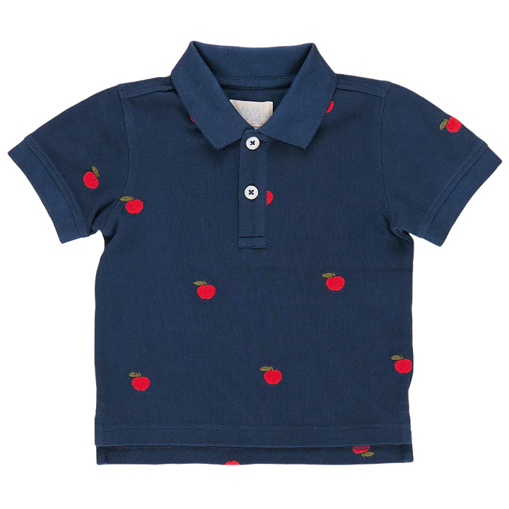 Boys Alec Shirt - Apples Embroidery