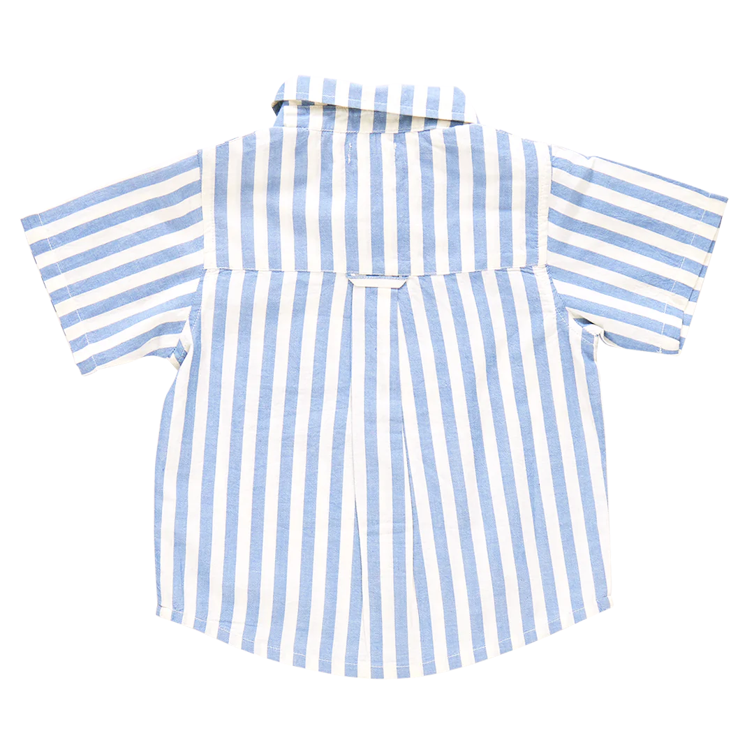 Boys Jack Shirt - Blue Stripe