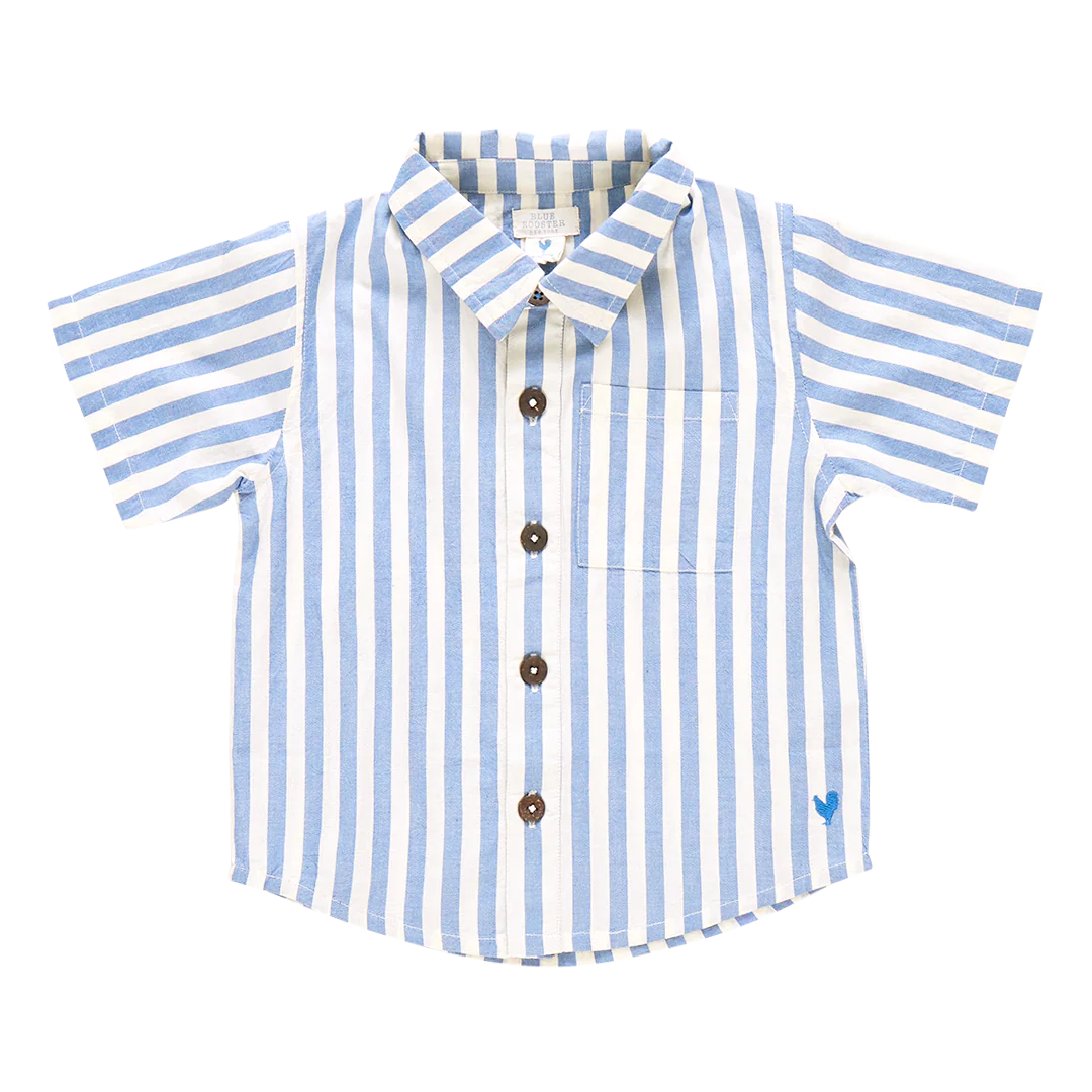 Boys Jack Shirt - Blue Stripe