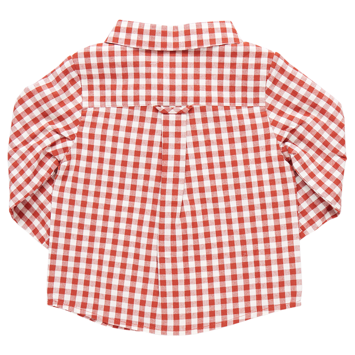 Baby Boys Jack Shirt - Pony Gingham