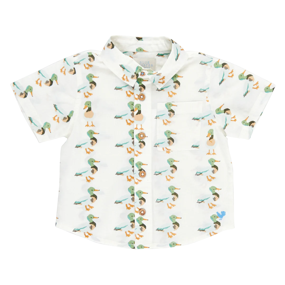 Boys Jack Shirt - Mallard Friends