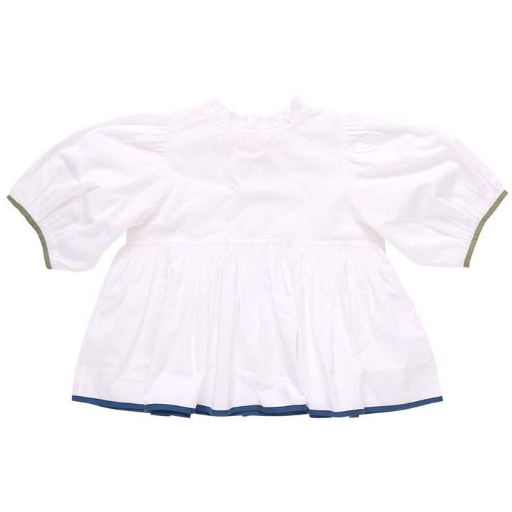 Girls Autumn Top - White