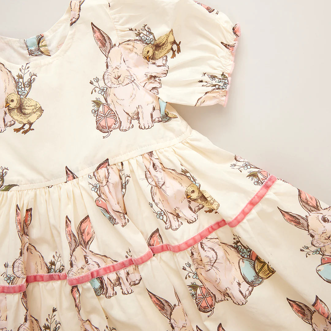 Baby Girls Maribelle Dress Set - Bunny Friends