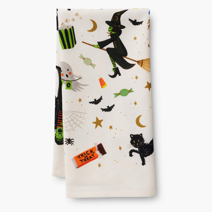 Halloween Parade Tea Towel