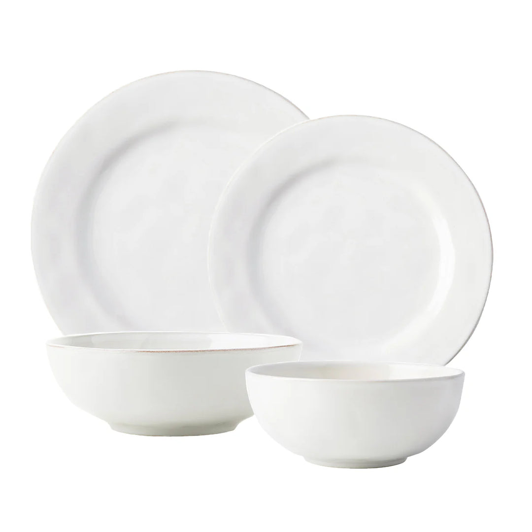 Puro 4pc Place Setting - Whitewash