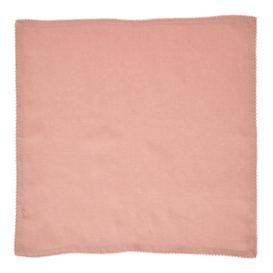 Berry Scallop Napkin Set/4 - Pink