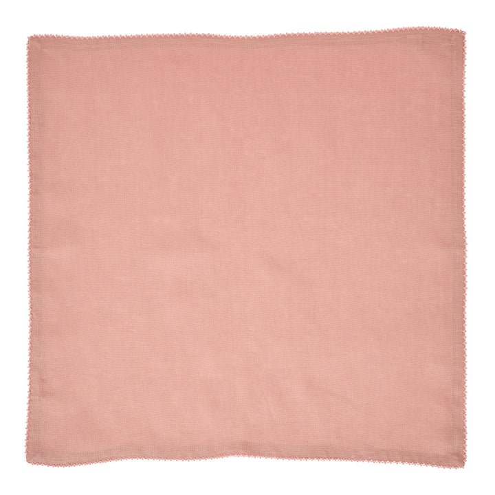 Berry Scallop Napkin Set/4 - Pink