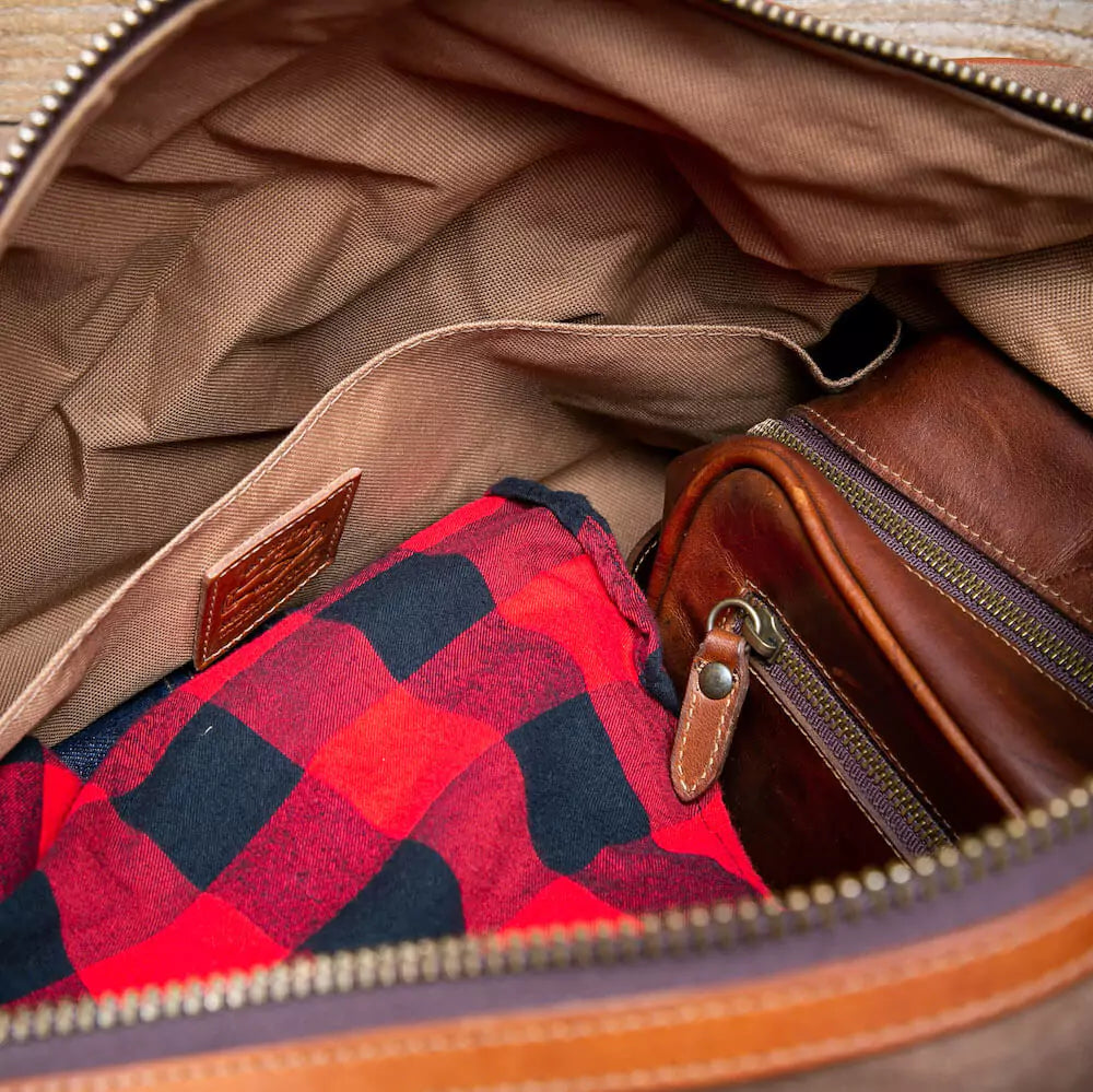 Campaign Waxed Canvas Medium Field Duffle