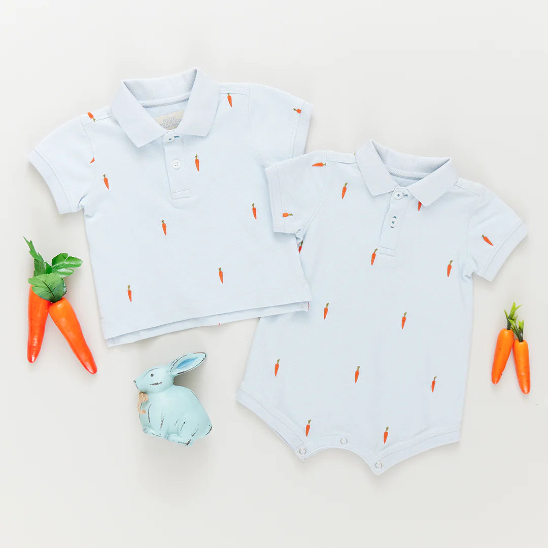 Boys Alec Shirt - Carrot Embroidery
