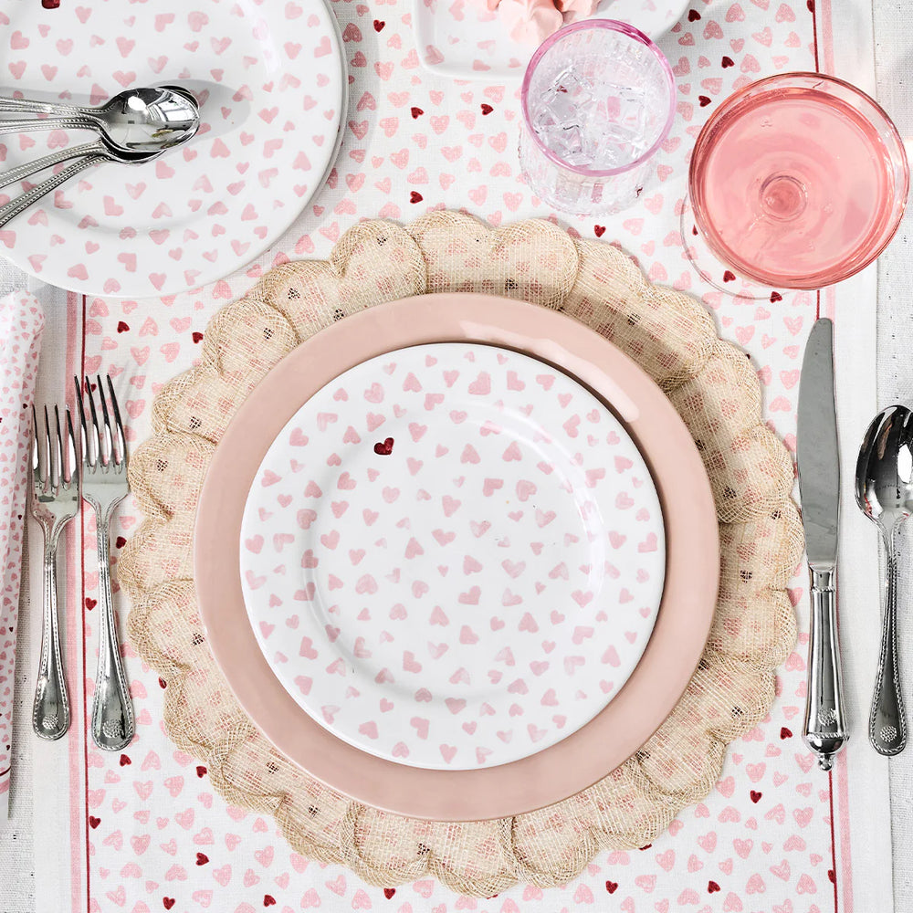 Table Accessories Heart Placemat - Natural