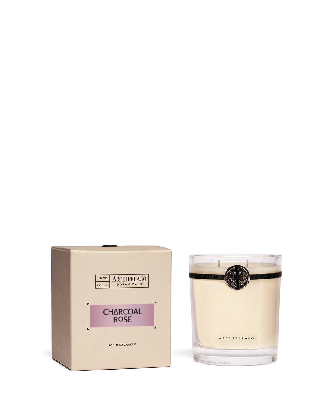 Archipelago Botanicals - Charcoal Rose Credenza Boxed Candle