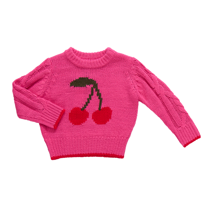 Girls Haven Sweater - Cherries