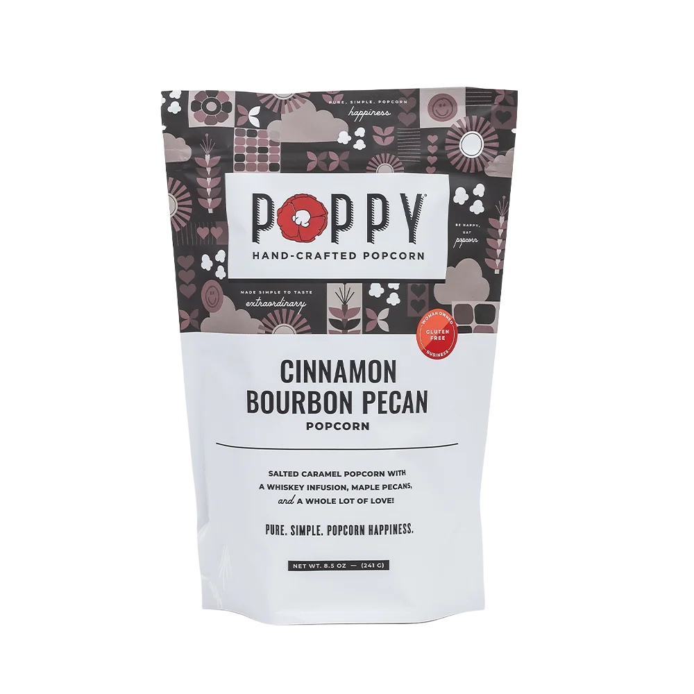 Cinnamon Bourbon Pecan Hand-Crafted Popcorn bag by Poppy