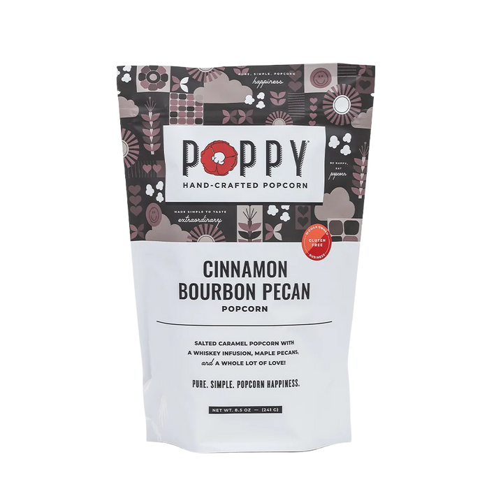 Cinnamon Bourbon Pecan Hand-Crafted Popcorn bag by Poppy