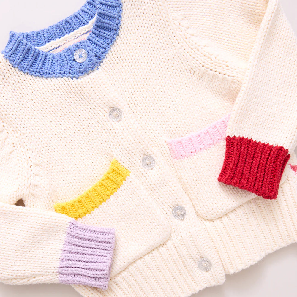 Girls Cali Colorblock Sweater - Multi Trim