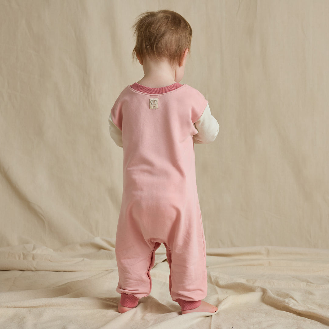 Coop Baby Runaround Jumpsuit - Pink Color Block