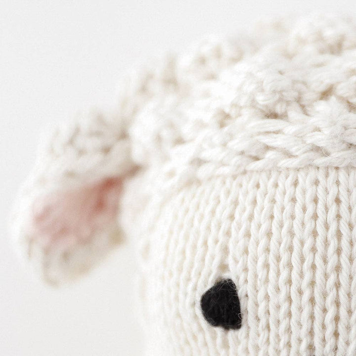 Close up on the face of Cuddle+Kind&