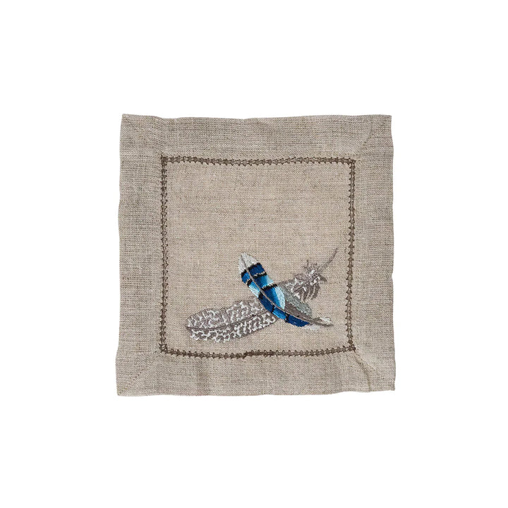 Forest Walk Cocktail Napkins Assorted Set/4 - Multi