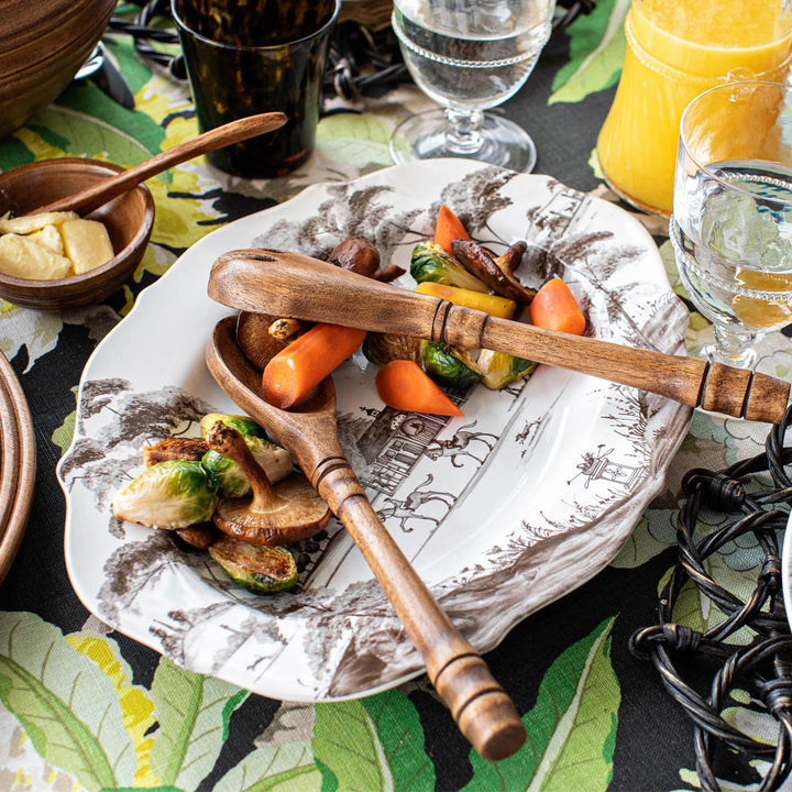 Country Estate 15" Serving Platter - Flint Grey