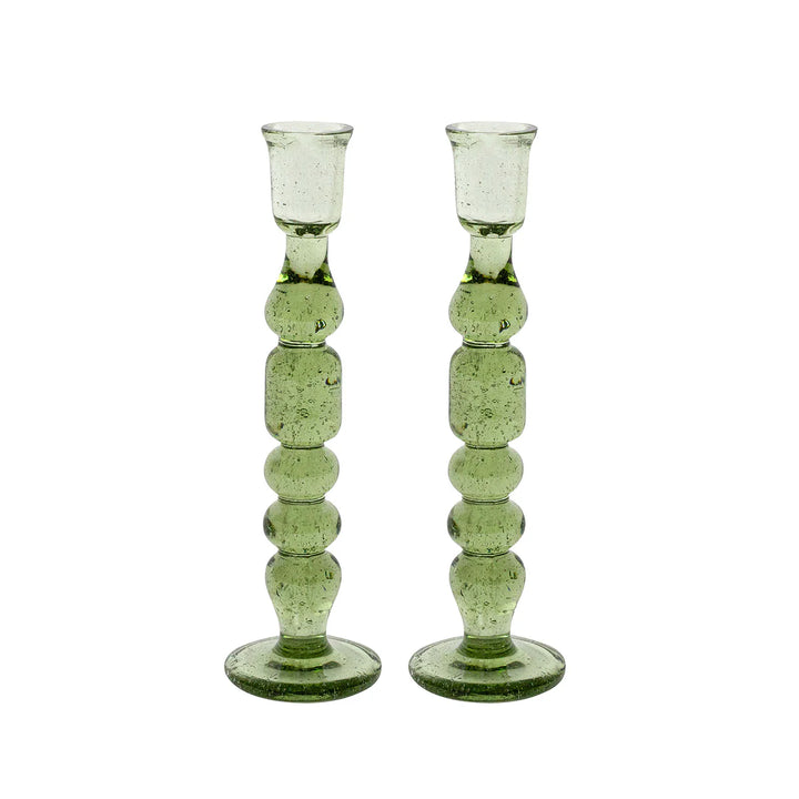Provence 9" Candlestick Set/2 - Basil