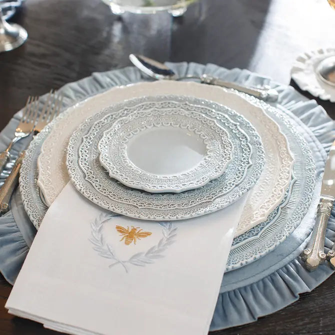 Finezza Blue Bread Plate