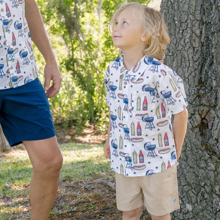 Boys Jack Shirt - Grilling Out