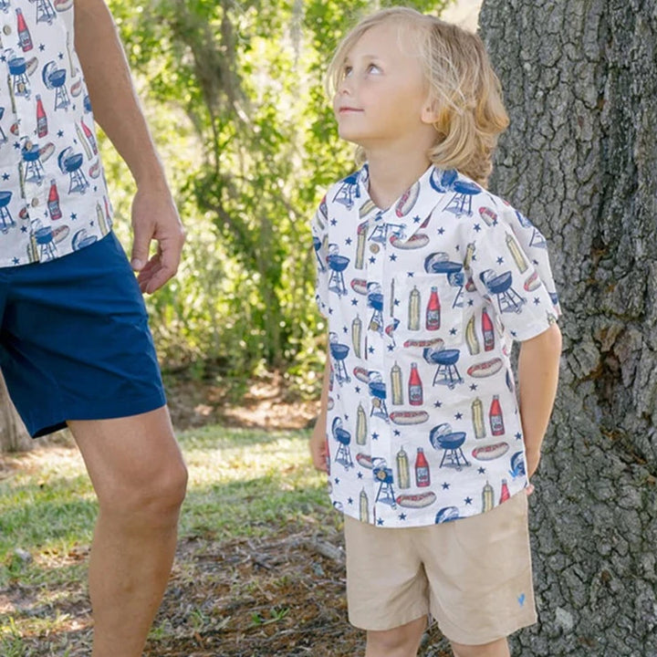 Boys Jack Shirt - Grilling Out